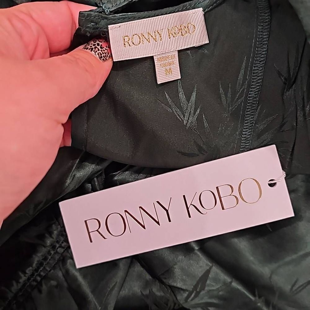 Ronny Kobo Astrid Ruched Jacquard Dress - Picture 9 of 12